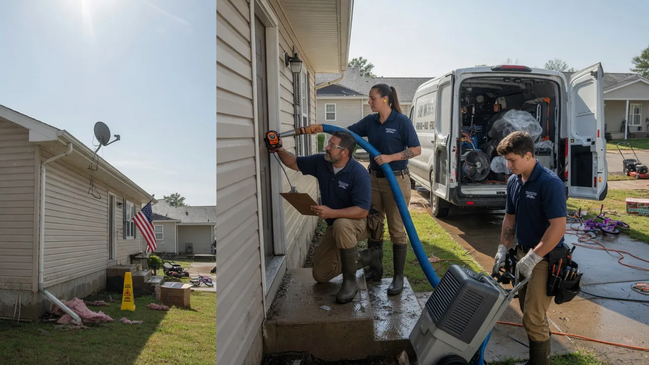 Ceiling Water Damage Restoration in Worthington, WV near me